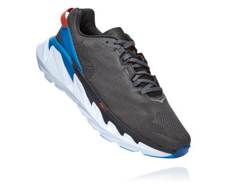 Hoka One One Elevon 2 - Pantofi Mers Barbati Gri Inchis / Albastru Regal | RO-bdhDwdI